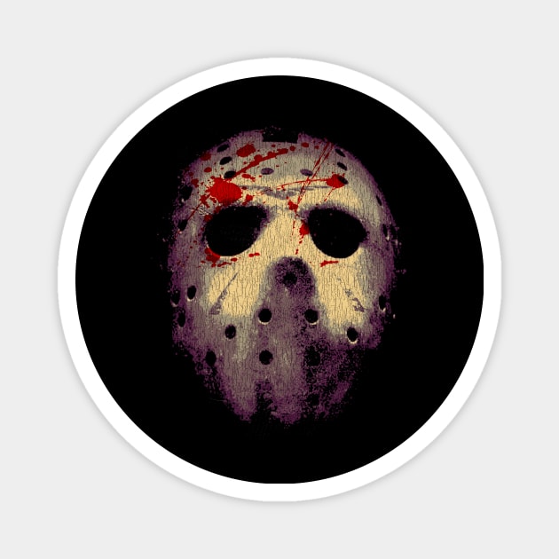 Killer Mask Voorhees Magnet by sarsim citarsy